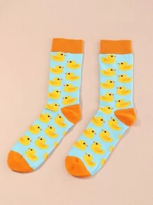 Men Color Block Socks - Multicolor - View 2
