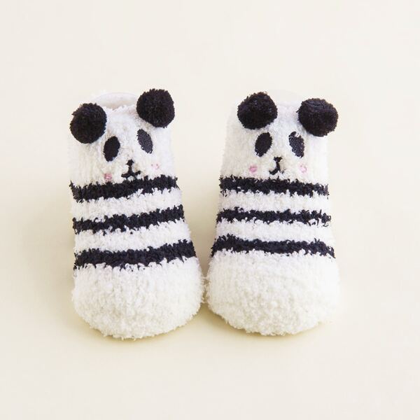 

Baby Cartoon Design Socks, Black and white