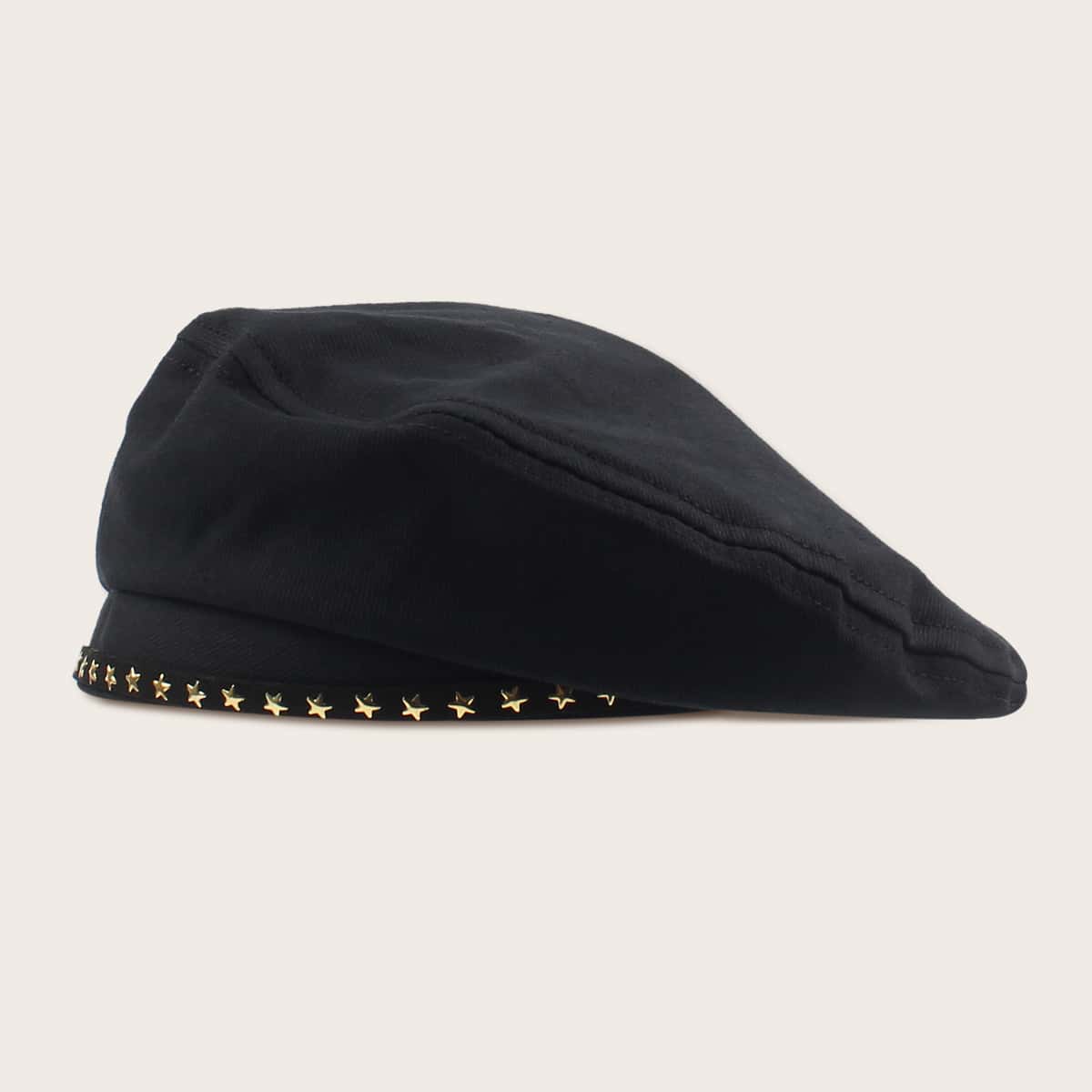 

Star Decor Beret, Black