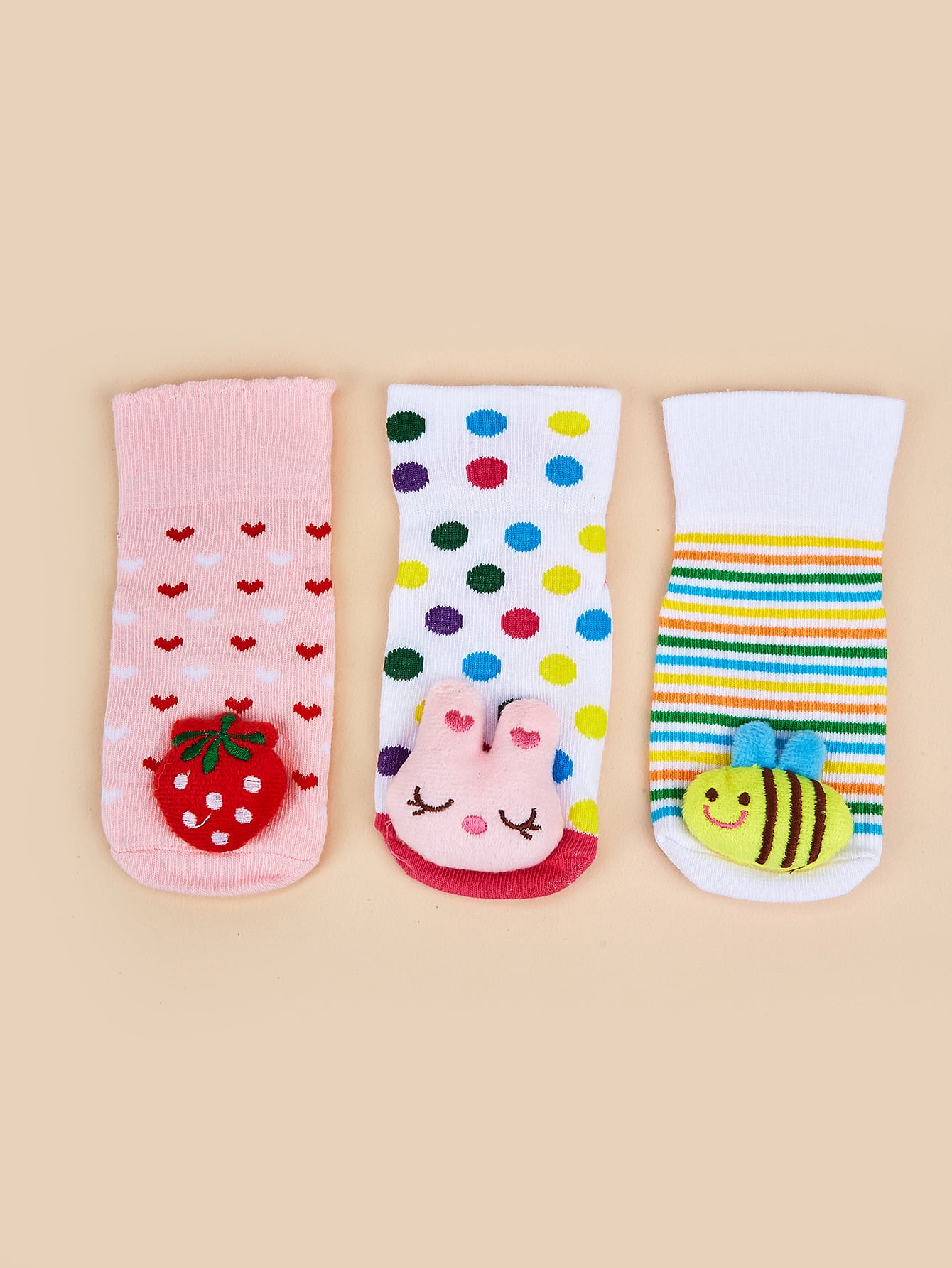3 Paires Bebe Chaussettes Avec Dessin Anime Mode En Ligne Shein France