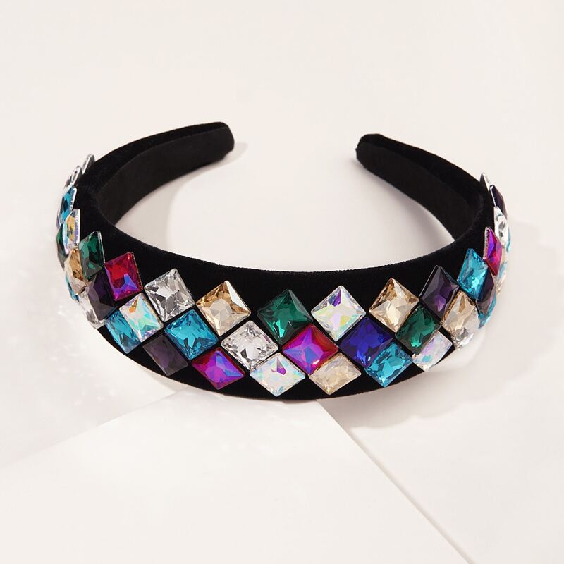 

Gemstone Decor Hair Hoop, Multicolor