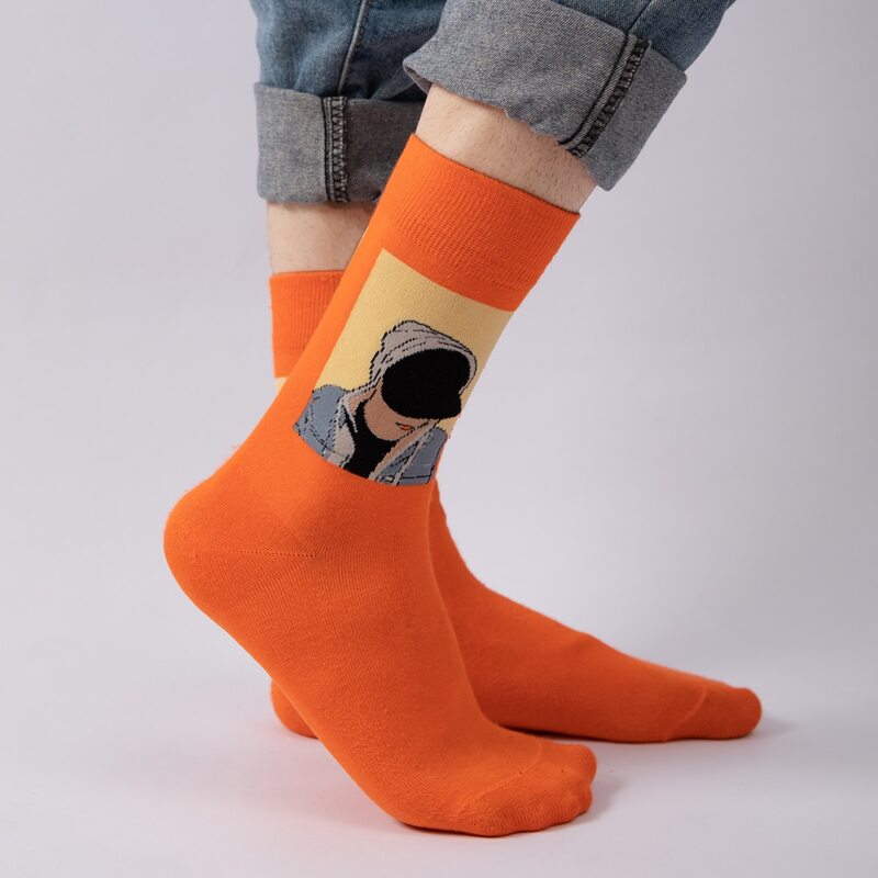 

Guys Figure Graphic Socks, Multicolor