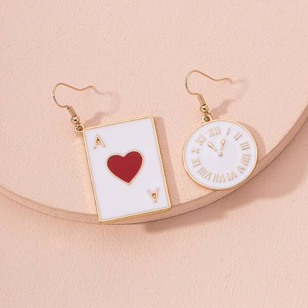

Round & Geo Drop Earrings, Multicolor