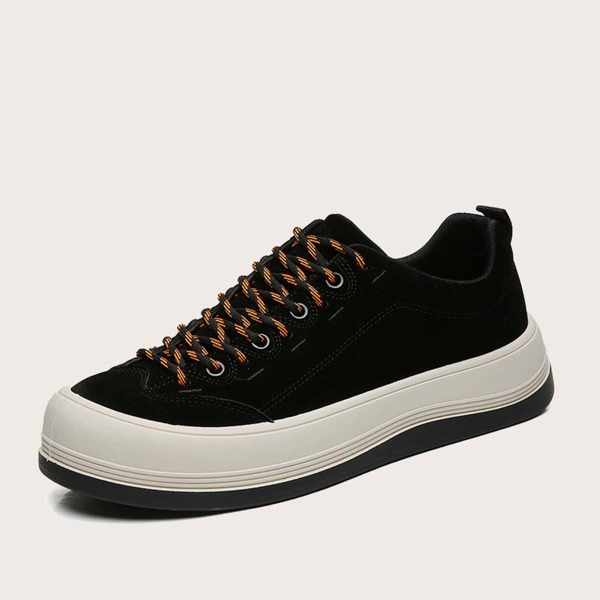 

Men Low Top Skate Shoes, Black