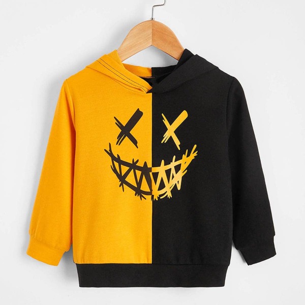

Toddler Boys Expression Two Tone Hoodie, Multicolor