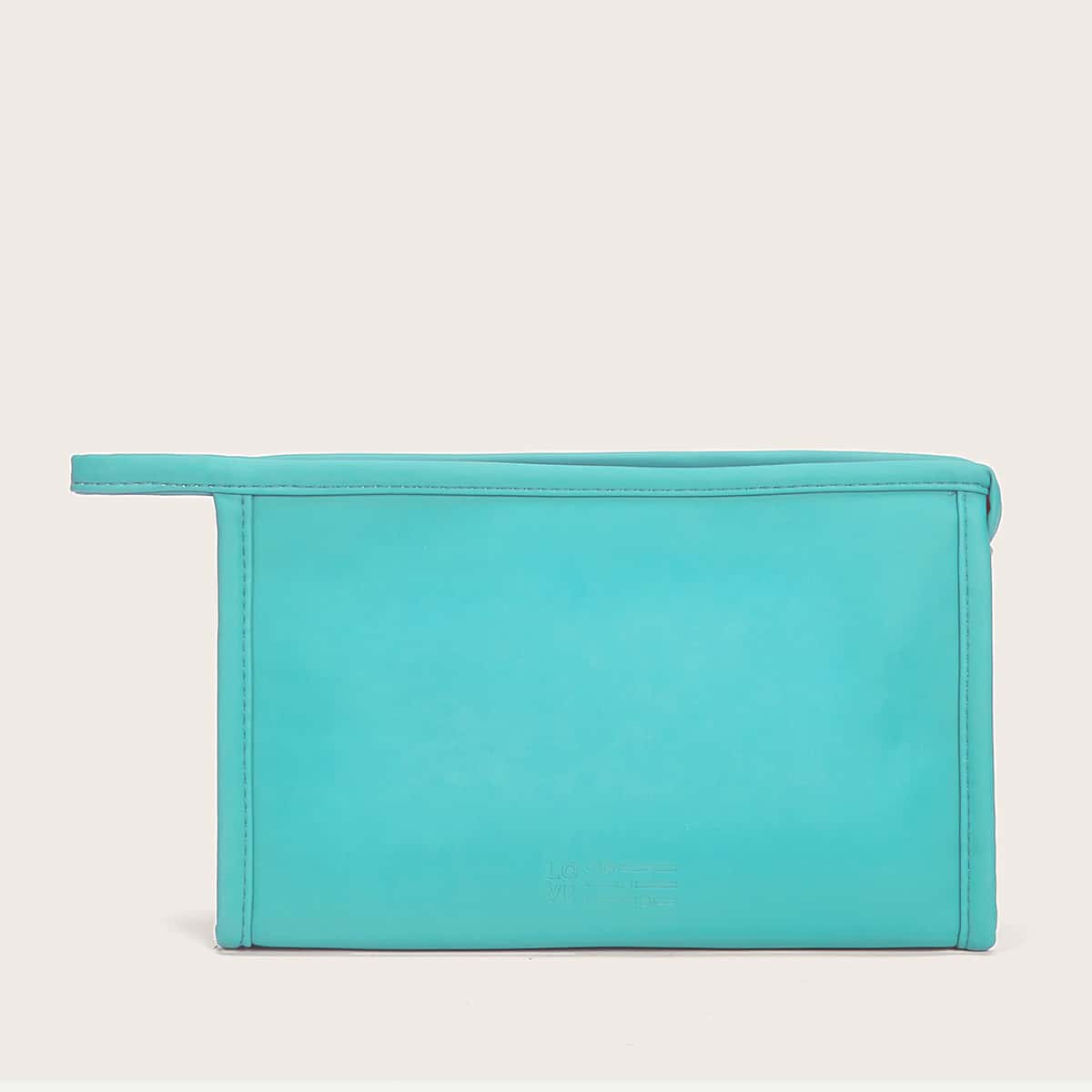 

Solid Makeup Bag, Green