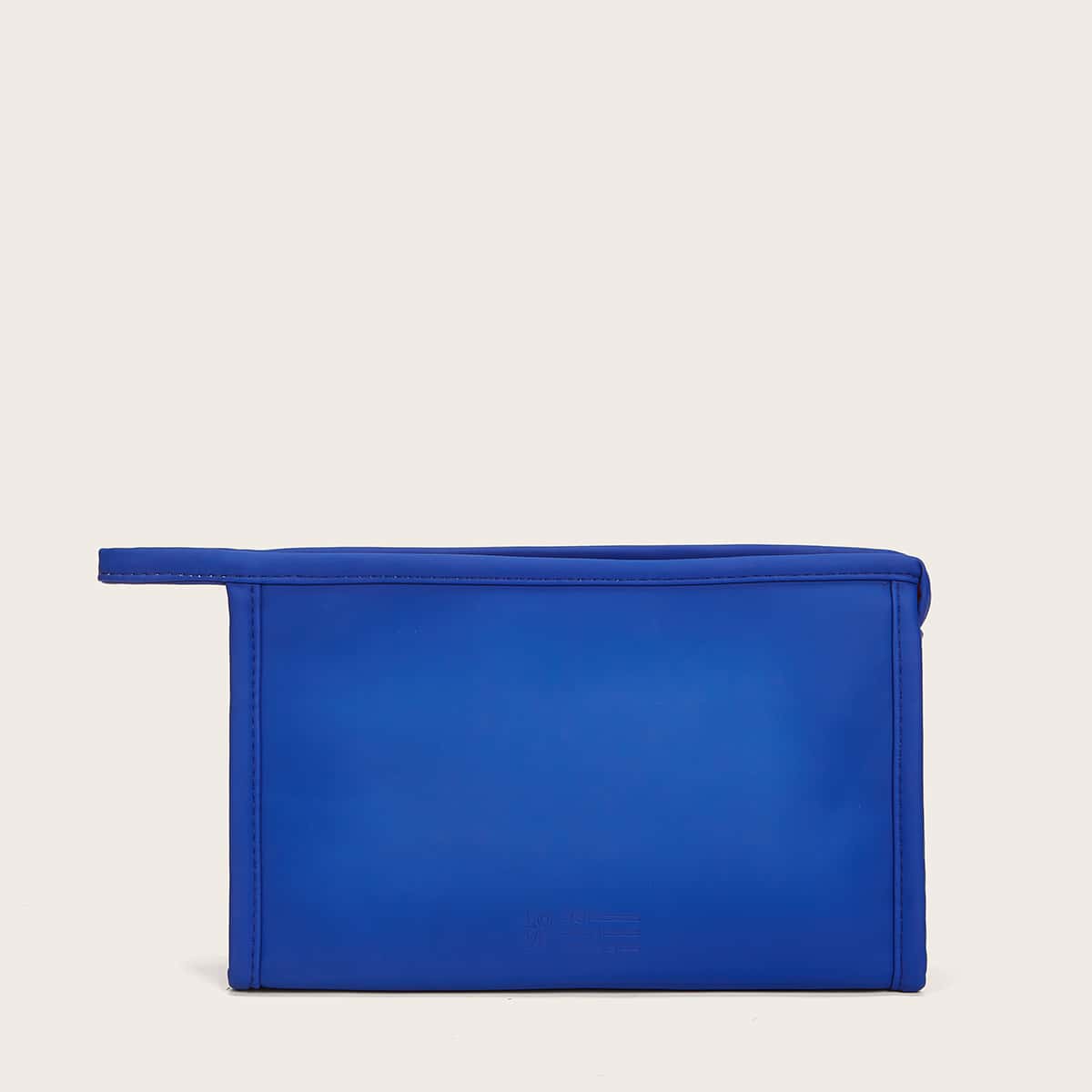 

Solid Makeup Bag, Blue
