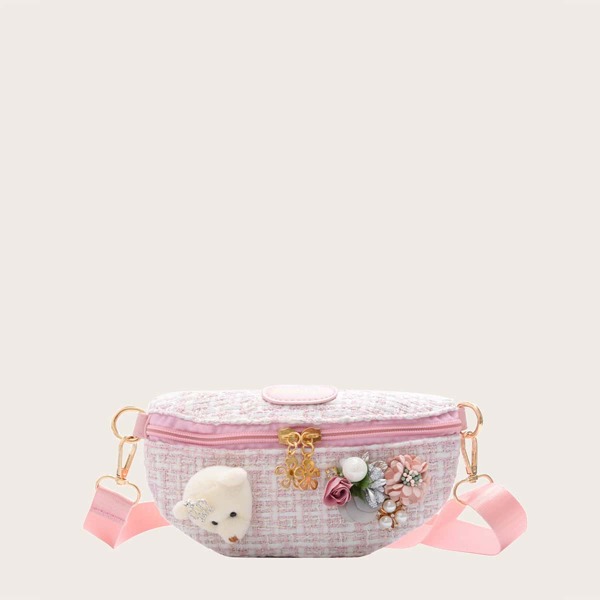 

Girls Zip Front Fanny Pack, Pink