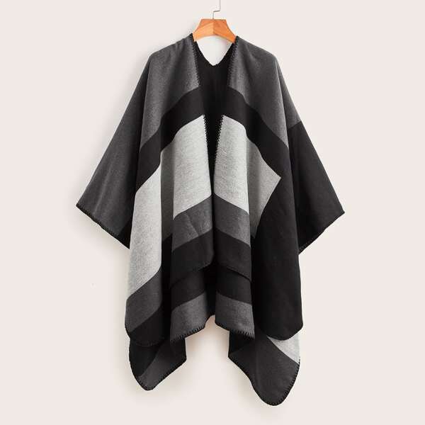 

Colorblock Shawl Scarf, Multicolor