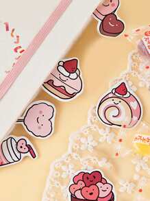 45入組卡通圖案貼紙 - 彩色 - 查看 2