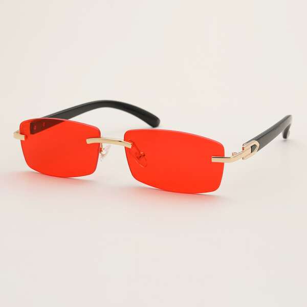

Tinted Lens Rimless Sunglasses