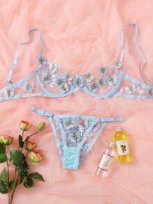 butterfly lingerie set