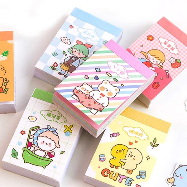 

1pack Cartoon Graphic Random Sticker, Multicolor
