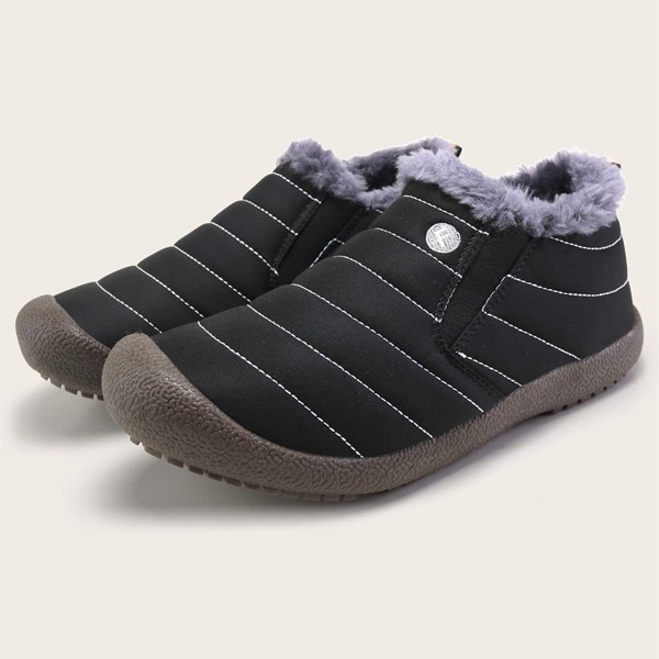 

Men Stitch Detail Boots, Black