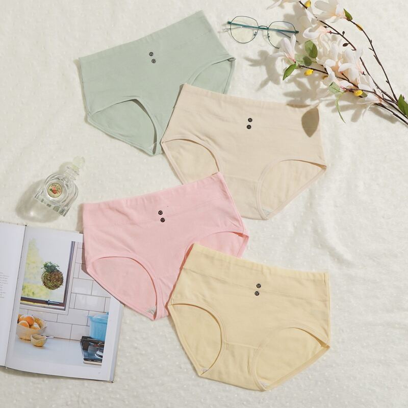 

4pack Simple Panty Set, Multicolor