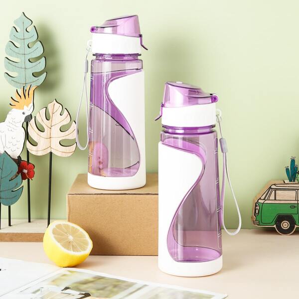 

1pc Portable Water Bottle, Purple