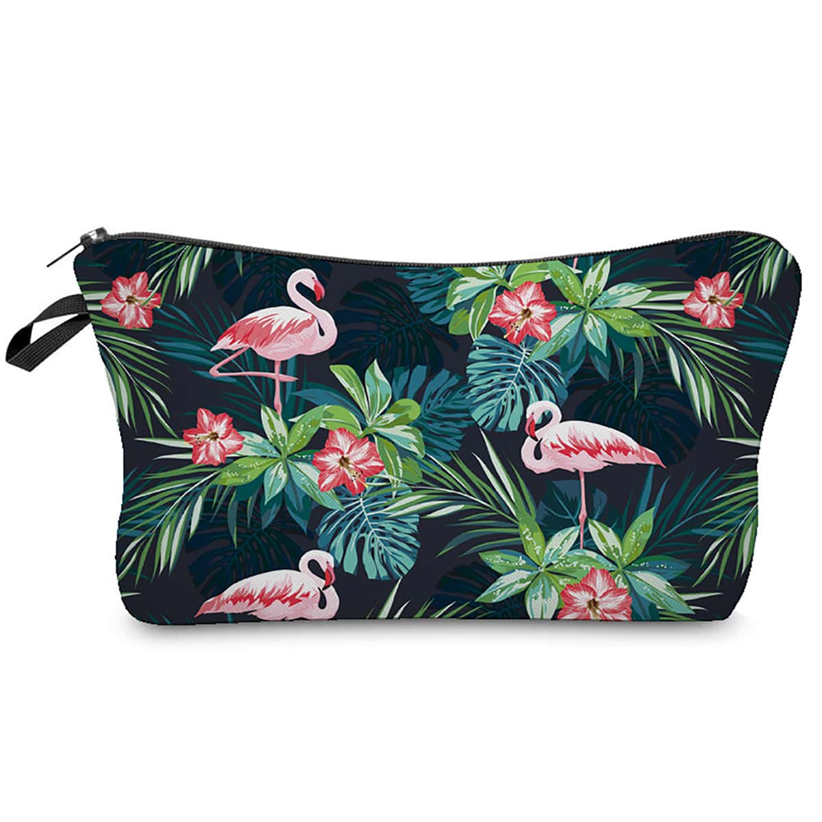 

Flamingo Print Pencil Bag, Multicolor