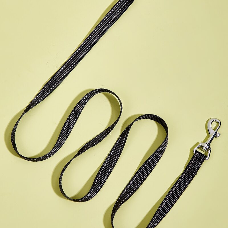 

1pc Simple Dog Leash, Black