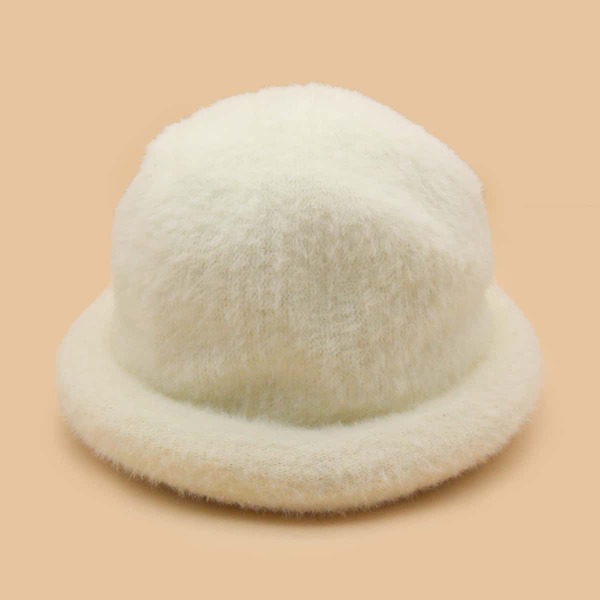 

Solid Bucket Hat, White