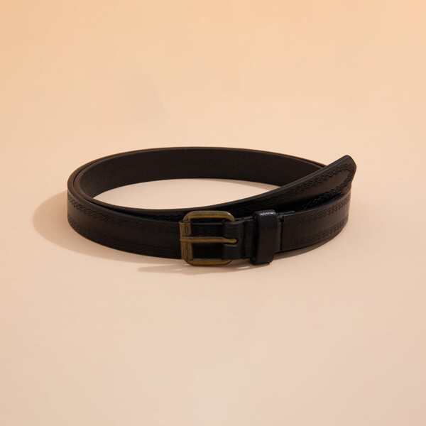 

Metal Buckle Belt, Black
