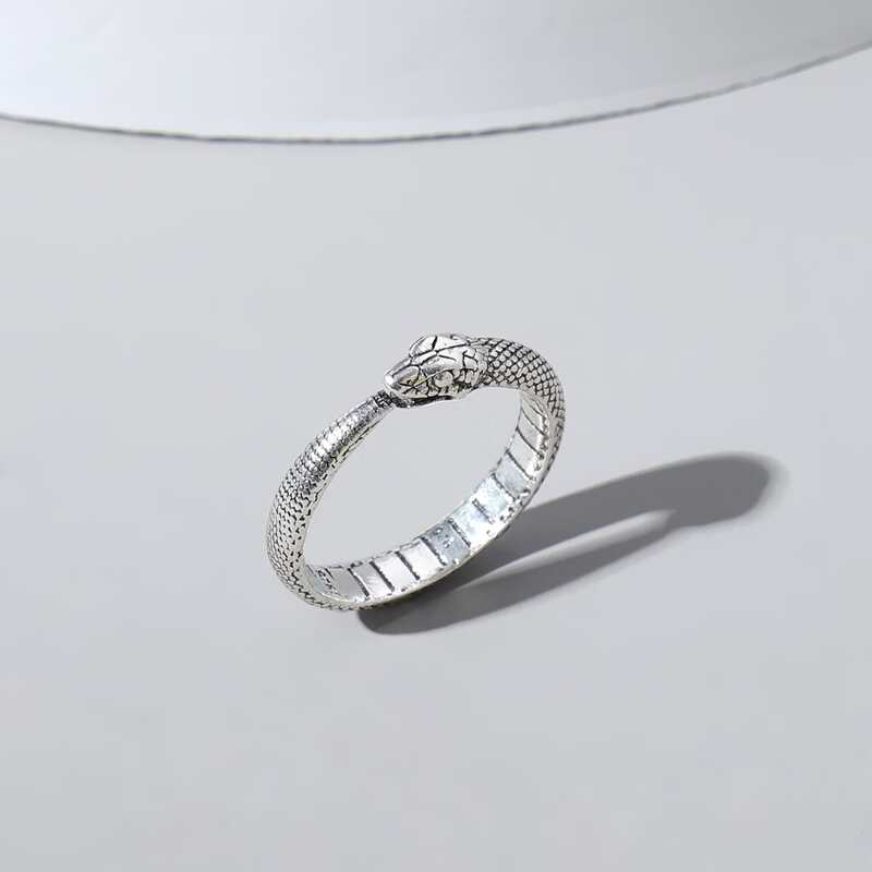 

Snake Design Ring, Silver