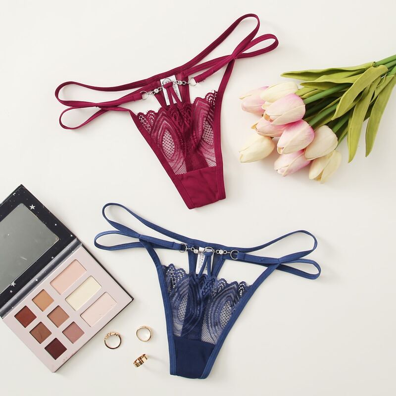 

2pack Lace Thong Set, Multicolor