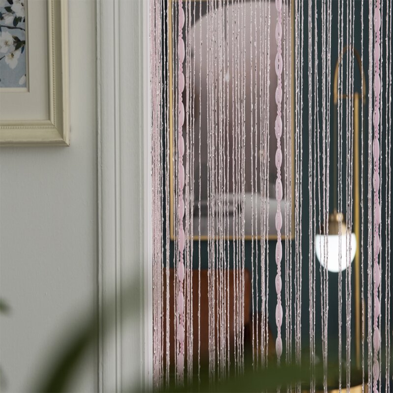 

Plain Single Panel Linear Curtain, Pink
