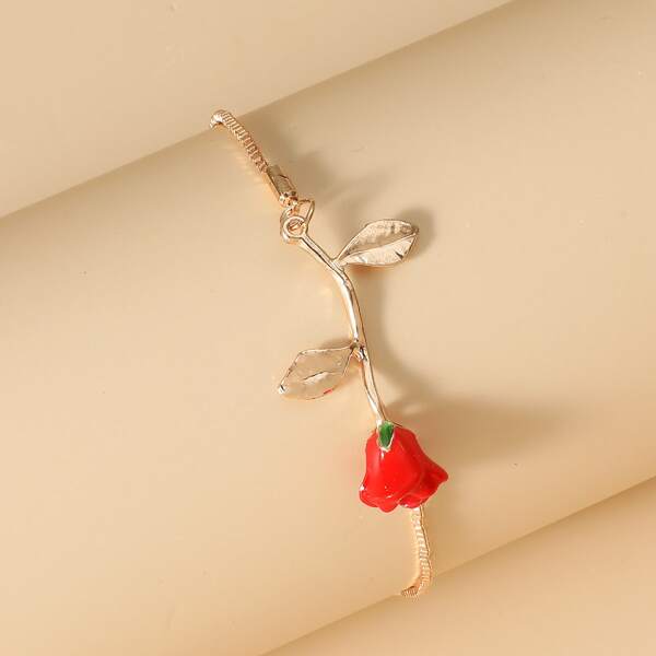 

Rose Decor Bracelet, Rose gold