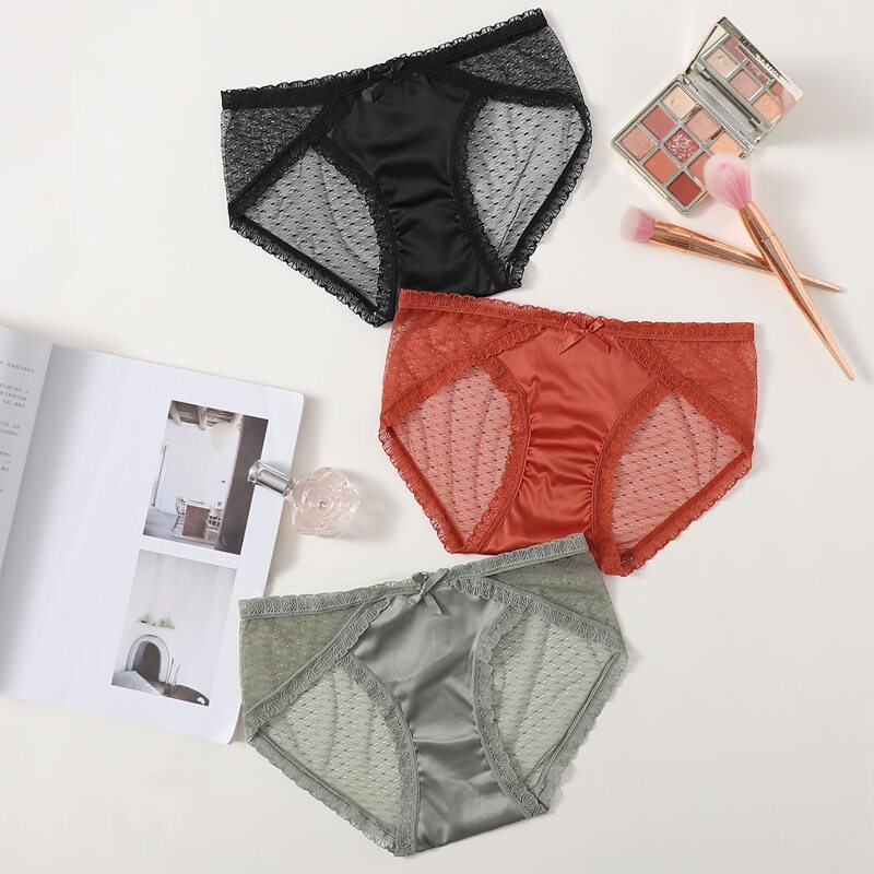 

3pack Lace Panty Set, Multicolor