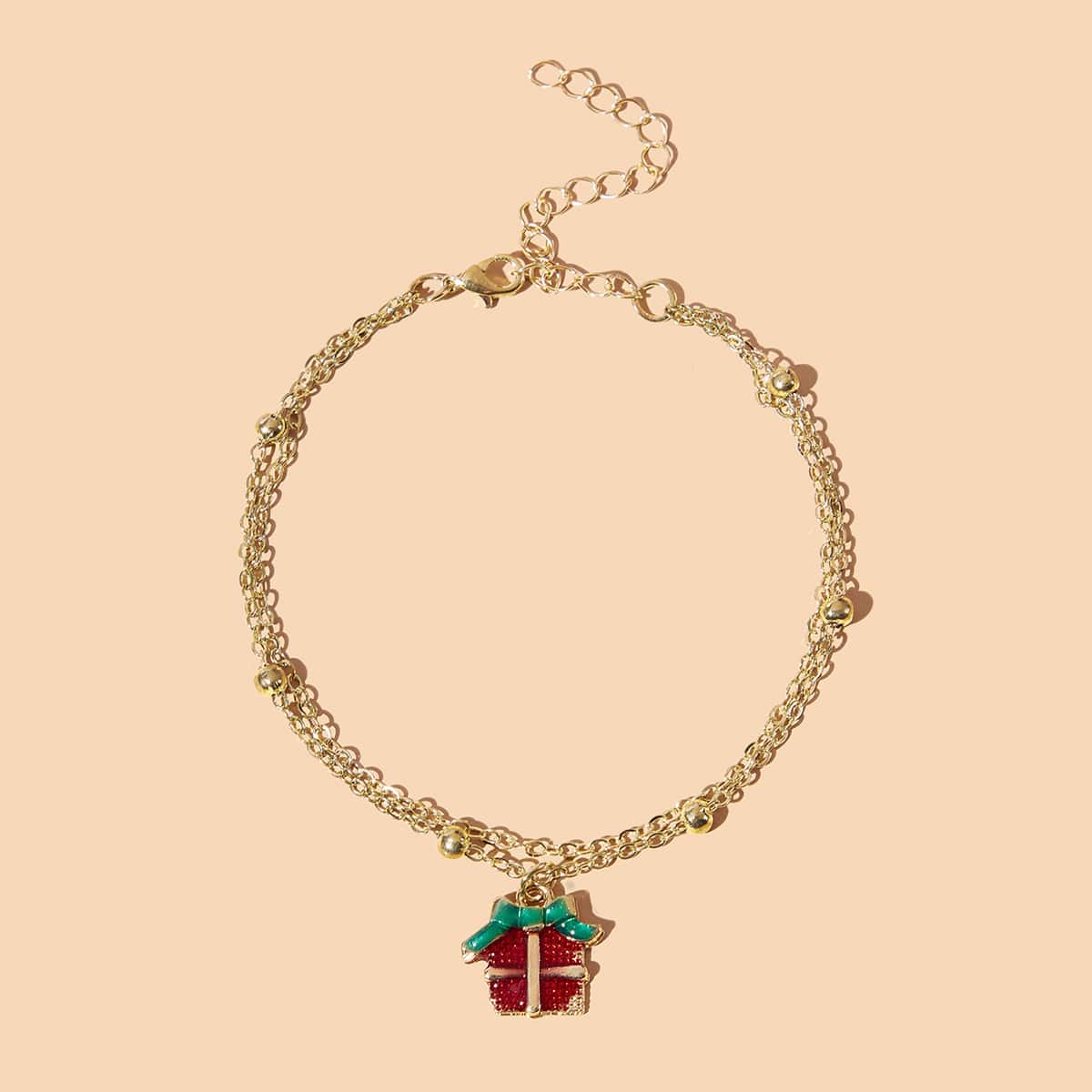 

Christmas Gift Chain Bracelet, Gold