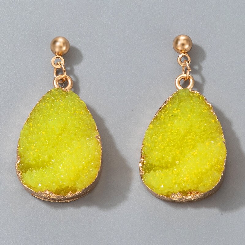 

Water Drop Earrings, Gold