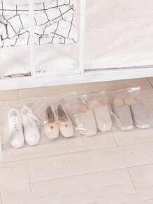 2 piezas bolsa de zapato transparente - transparente - Ver 4