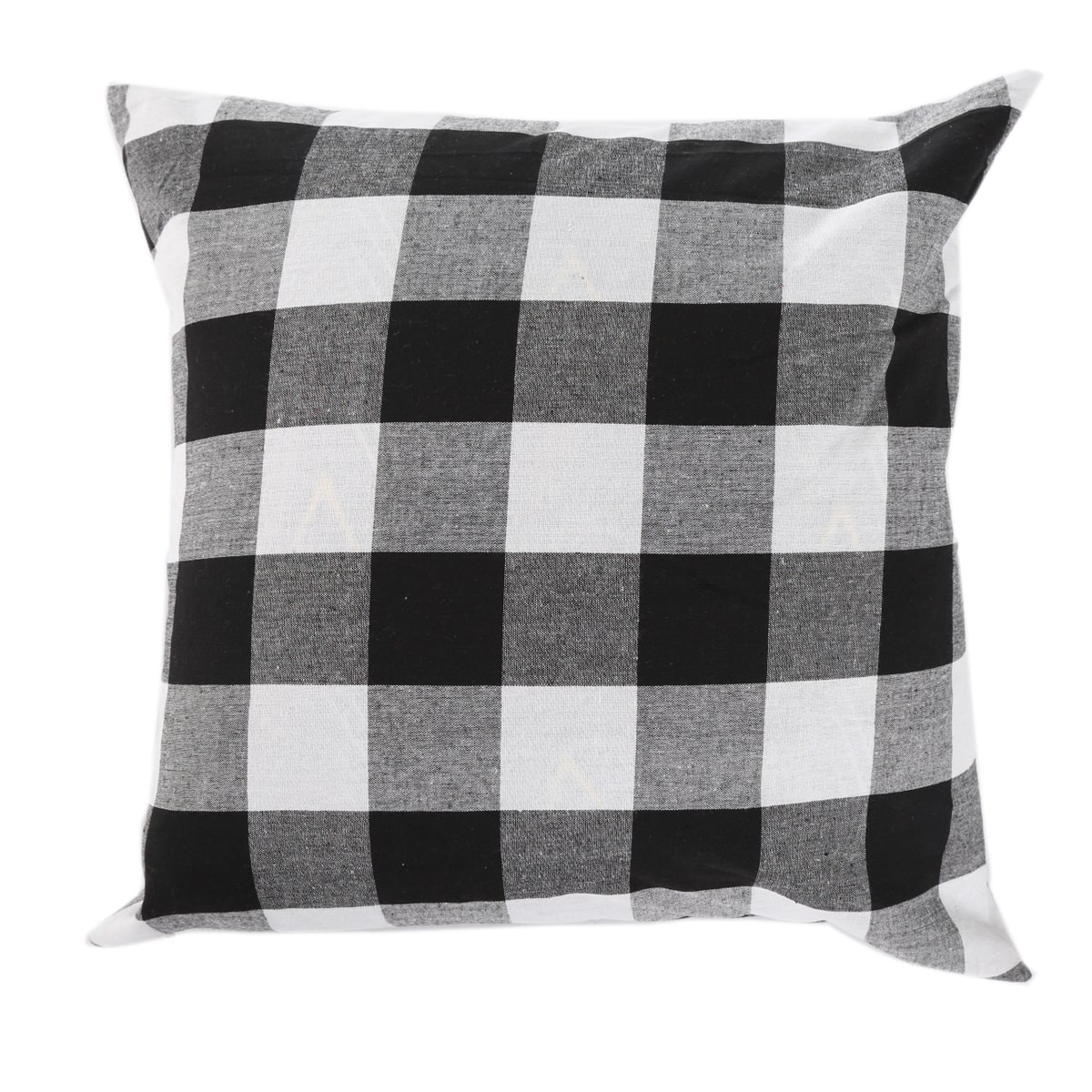 Наволочка на подушку. Наволочка в клетку. Клетчатая наволочка синяя. Подушка плед. Декоративная подушка в клетку.