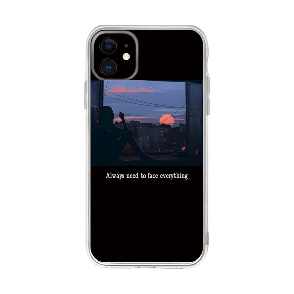 

Landscape & Letter Graphic iPhone Case, Multicolor