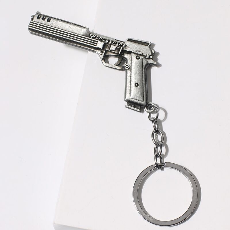 

Gun Bag Charm, Silver