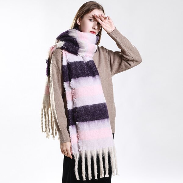 

Color Block Scarf, Multicolor