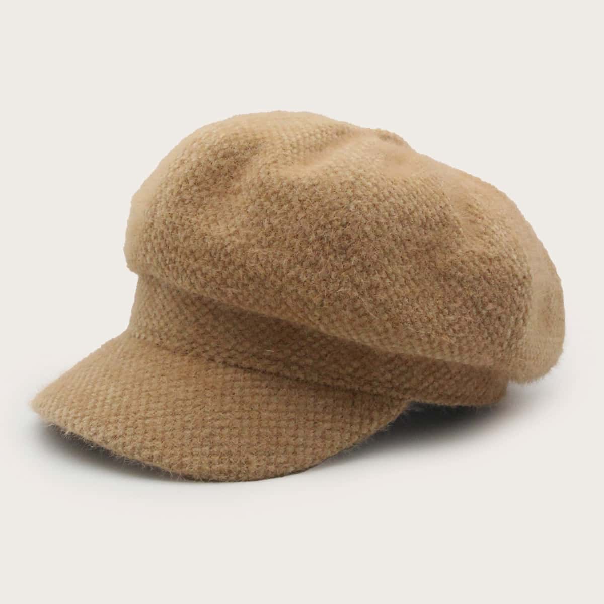 

Solid Baker Boy Cap, Camel
