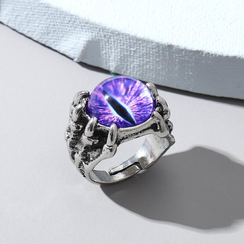 

Claw Design Ring, Purple