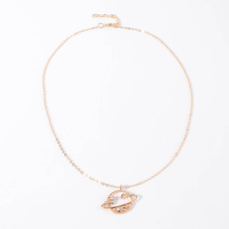 

Planet Chain Necklace, Gold