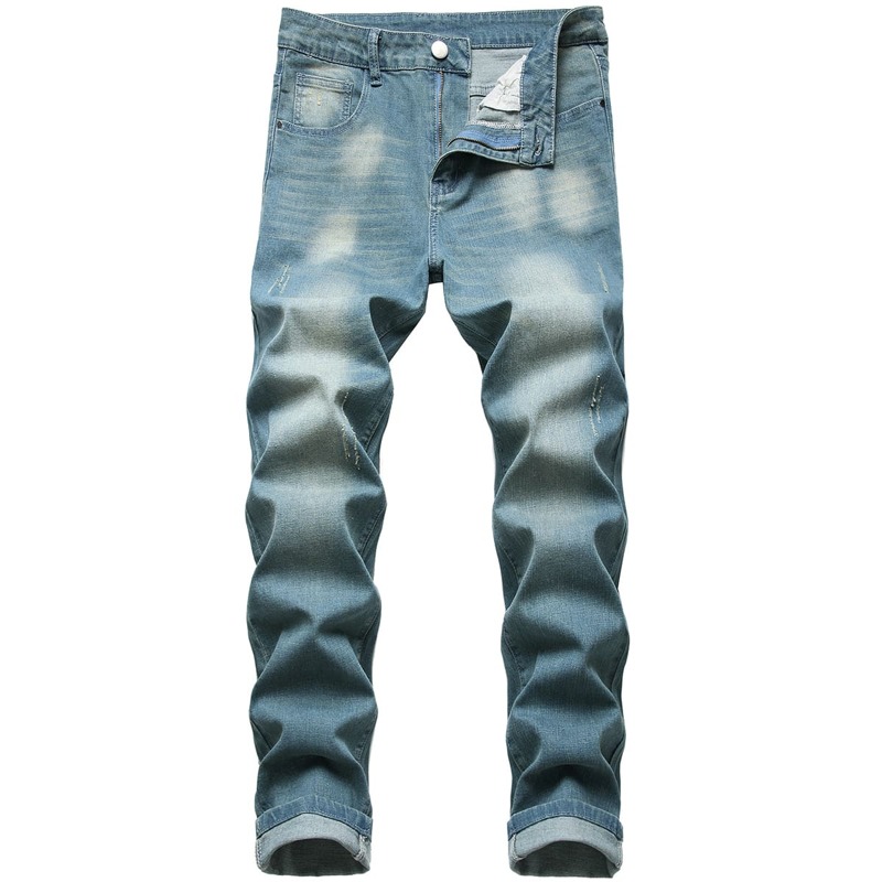

Guys Button Fly Jeans, Light wash