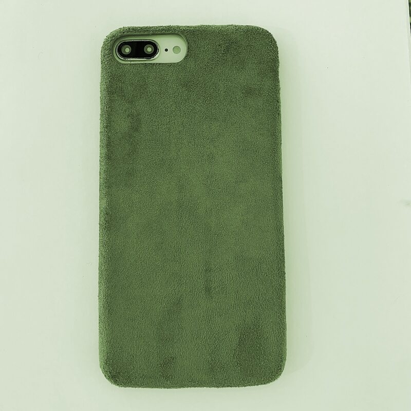 

Solid Plain iPhone Case, Green