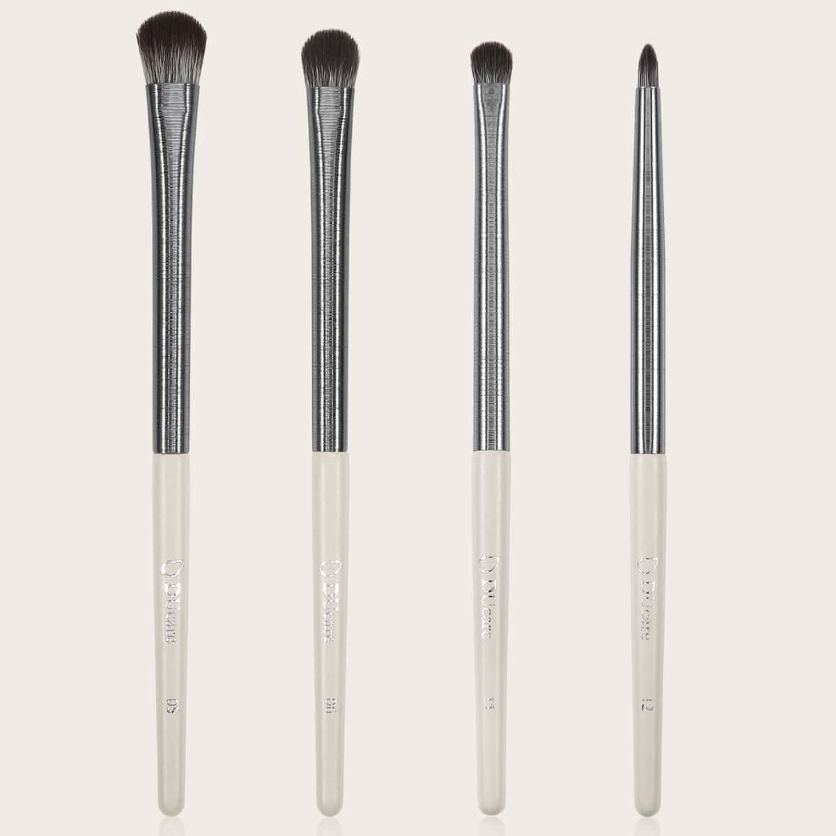 

4pcs Eyeshadow Brush Set, Grey