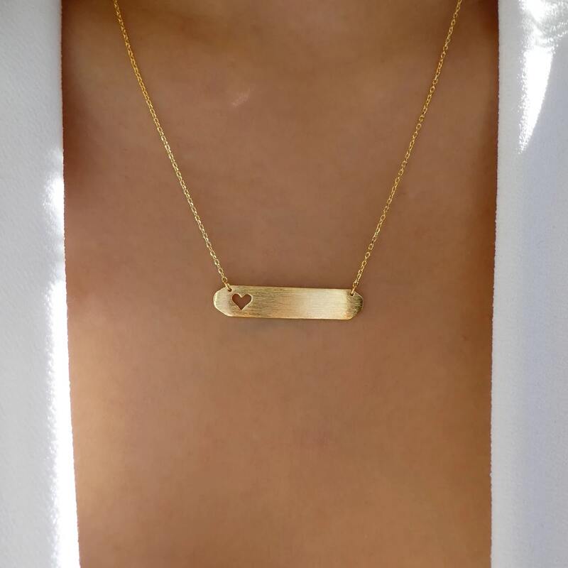 

Bar Decor Necklace, Gold