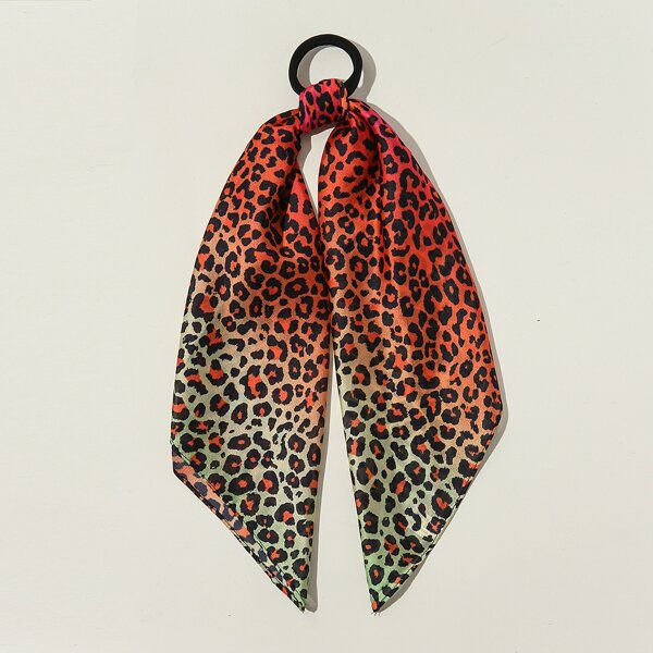 

Leopard Pattern Bow Knot Hair Tie, Multicolor
