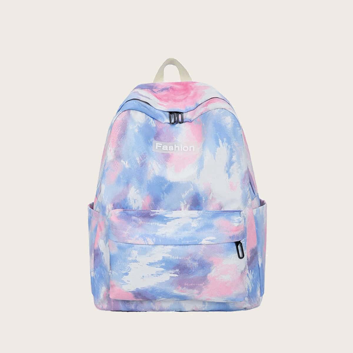 

Tie Dye Zip Backpack, Multicolor