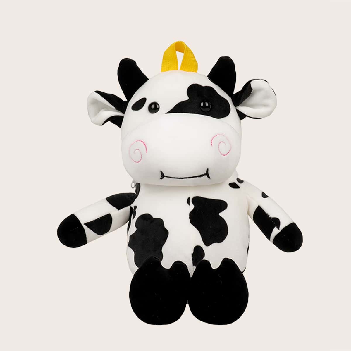 

Cartoon Cow Backpack, Black and white