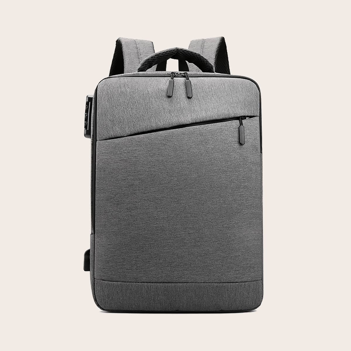 

Guys Zip Front Backpack, Dark grey