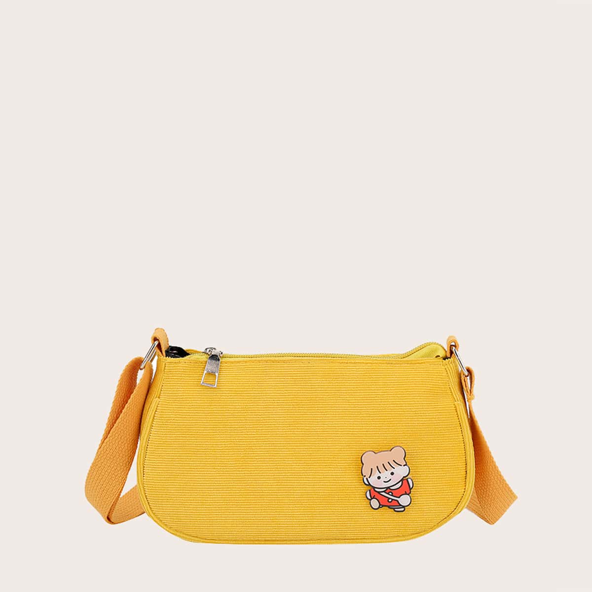 

Cartoon Baguette Bag, Yellow