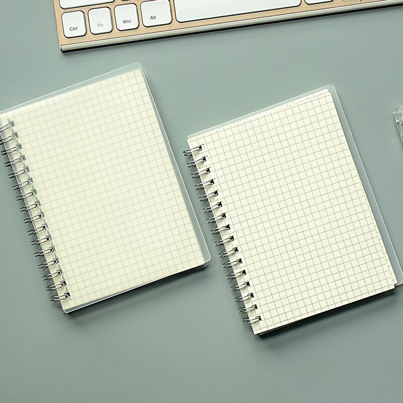 

1pack Plain Spiral Notebook, White