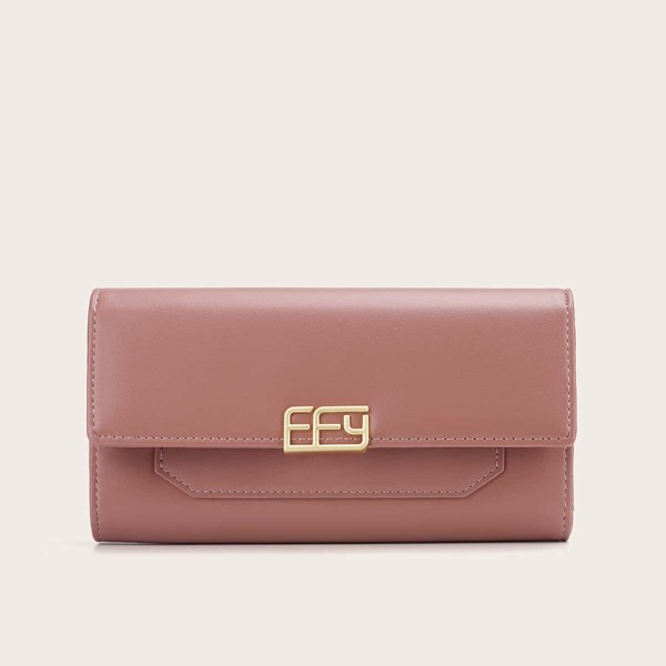 

Metal Decor Purse, Pink